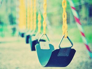 Preview wallpaper swing, light, colorful, nostalgic