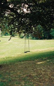 Preview wallpaper swing, tree, lawn, grass, greenery