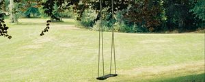 Preview wallpaper swing, tree, lawn, grass, greenery