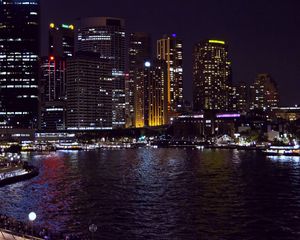 Preview wallpaper sydney, australia, night