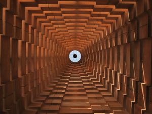 Preview wallpaper symmetry, minimalism, architecture, bottom view