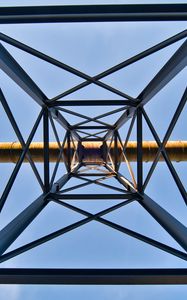 Preview wallpaper symmetry, minimalism, construction, bottom view