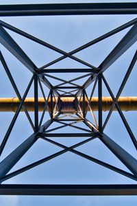 Preview wallpaper symmetry, minimalism, construction, bottom view