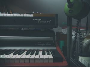 Preview wallpaper synthesizer, piano, musical instrument