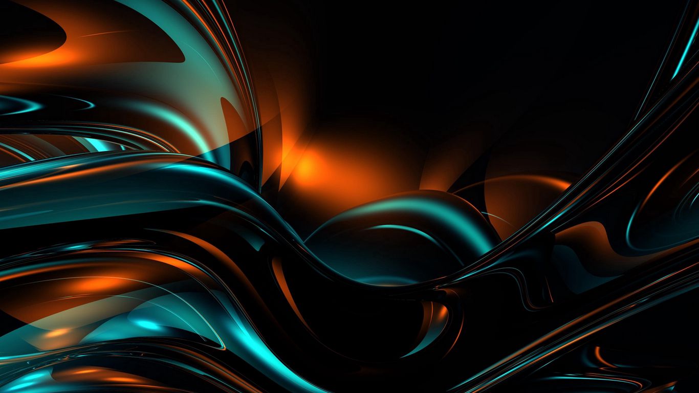 Download wallpaper 1366x768 system, form, shape, shadow tablet, laptop ...