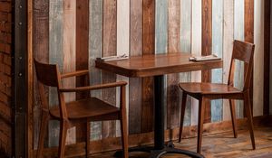 Preview wallpaper table, chairs, interior, decor