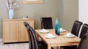 Preview wallpaper table, wardrobe, furniture, chairs, dining room, interior