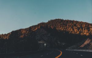 Preview wallpaper tahoe, california, road, mountains
