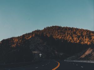 Preview wallpaper tahoe, california, road, mountains