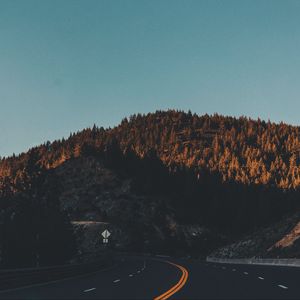 Preview wallpaper tahoe, california, road, mountains
