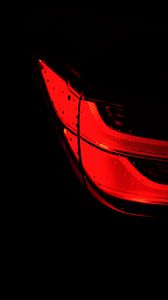 Preview wallpaper taillight, glow, darkness, red, black