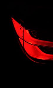 Preview wallpaper taillight, glow, darkness, red, black