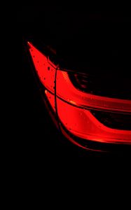 Preview wallpaper taillight, glow, darkness, red, black