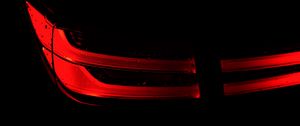 Preview wallpaper taillight, glow, darkness, red, black