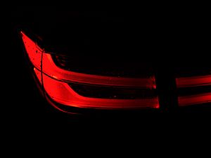 Preview wallpaper taillight, glow, darkness, red, black