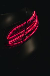 Preview wallpaper taillight, glow, red, dark, car