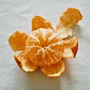 Preview wallpaper tangerine, citrus, peeled