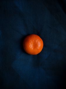 Preview wallpaper tangerine, fruit, citrus, fabric