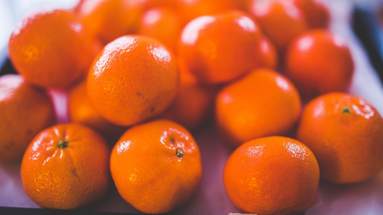 Wallpaper tangerines, fruit, citrus, ripe