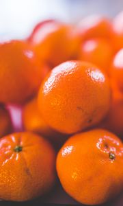 Preview wallpaper tangerines, fruit, citrus, ripe