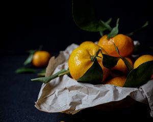 Preview wallpaper tangerines, fruits, citrus, orange