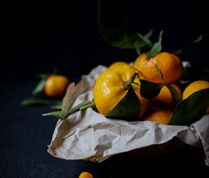 Preview wallpaper tangerines, fruits, citrus, orange