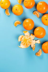 Preview wallpaper tangerines, fruits, citrus, slices, orange