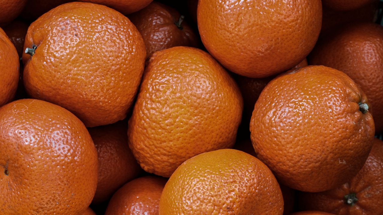 Wallpaper tangerines, fruits, citrus, orange, food