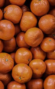 Preview wallpaper tangerines, fruits, citrus, orange, food