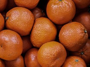 Preview wallpaper tangerines, fruits, citrus, orange, food