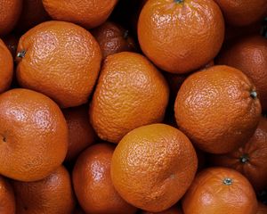 Preview wallpaper tangerines, fruits, citrus, orange, food