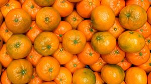 Preview wallpaper tangerines, fruits, orange, citrus