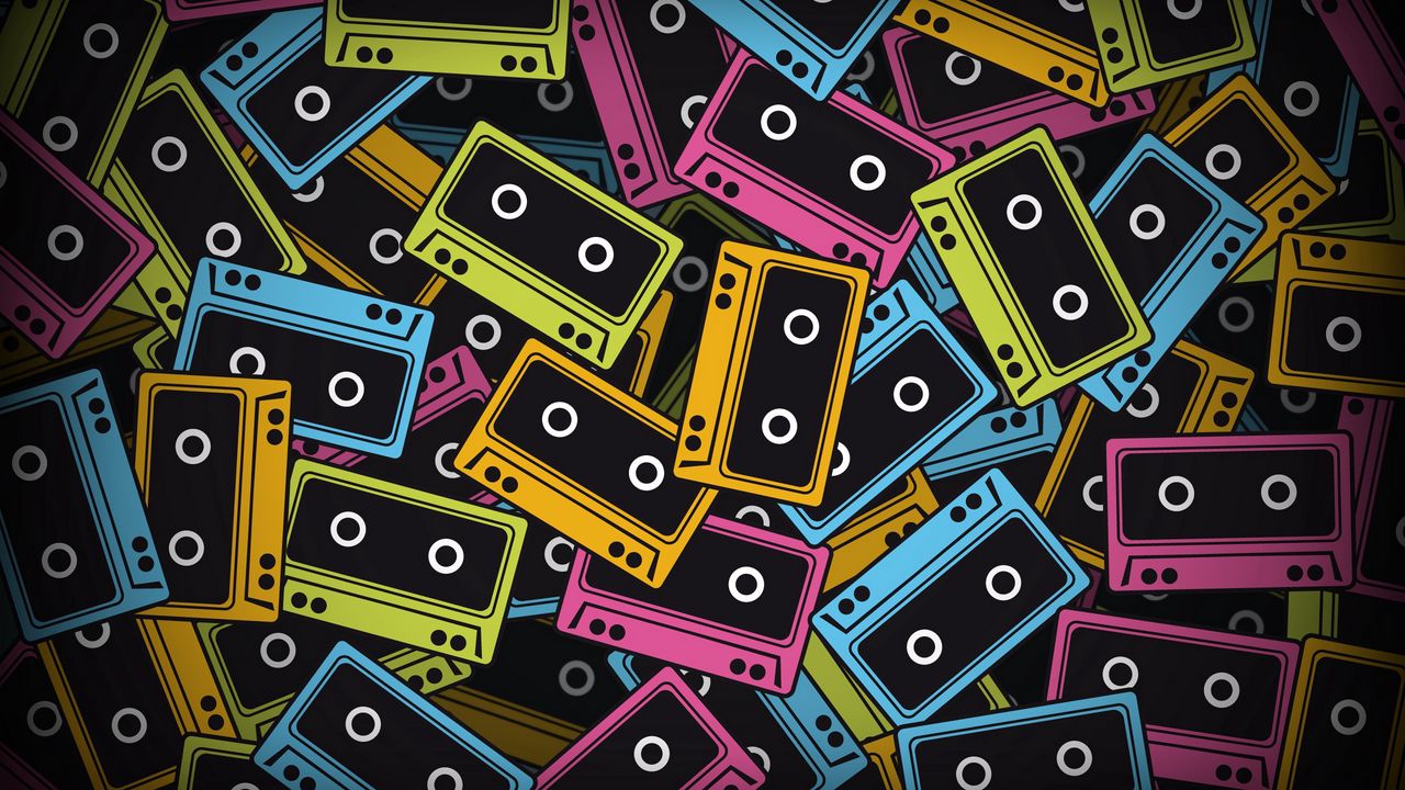 Wallpaper tapes, colorful, background
