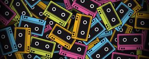 Preview wallpaper tapes, colorful, background