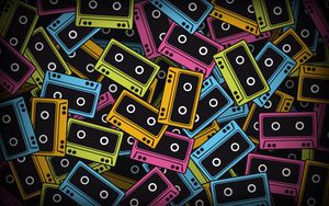 Preview wallpaper tapes, colorful, background