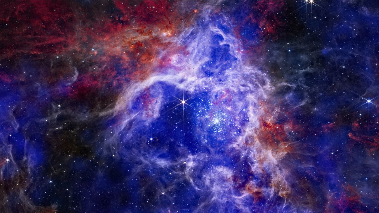 Wallpaper tarantula nebula, nebula, stellar, stars, space