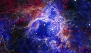 Preview wallpaper tarantula nebula, nebula, stellar, stars, space