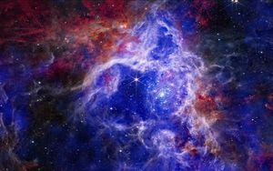 Preview wallpaper tarantula nebula, nebula, stellar, stars, space