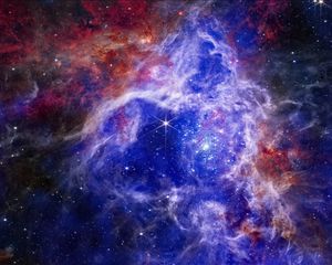 Preview wallpaper tarantula nebula, nebula, stellar, stars, space