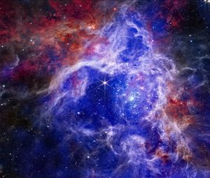 Preview wallpaper tarantula nebula, nebula, stellar, stars, space