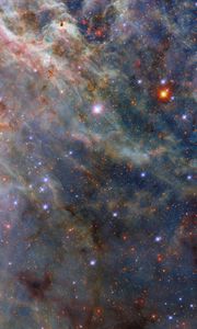 Preview wallpaper tarantula nebula, stars, glow, nebula, clouds, space