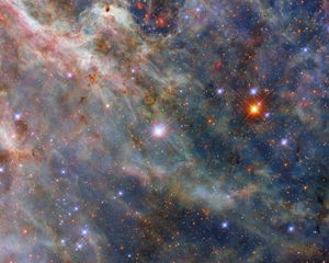 Preview wallpaper tarantula nebula, stars, glow, nebula, clouds, space