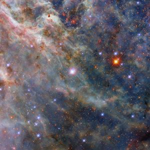 Preview wallpaper tarantula nebula, stars, glow, nebula, clouds, space