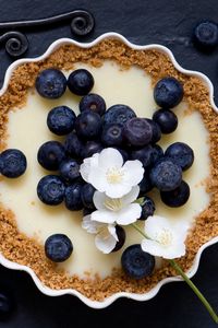 Preview wallpaper tartlet, blueberries, dessert