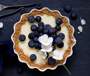 Preview wallpaper tartlet, blueberries, dessert