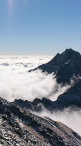 Preview wallpaper tatra, slovakia, mountains, clouds