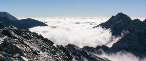 Preview wallpaper tatra, slovakia, mountains, clouds