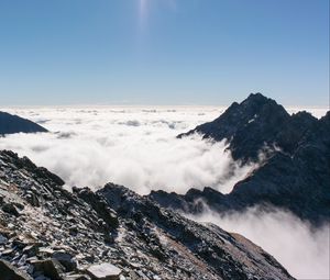 Preview wallpaper tatra, slovakia, mountains, clouds