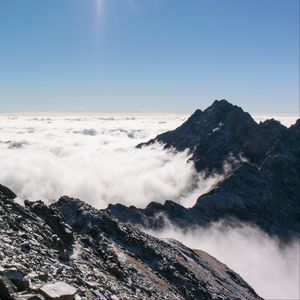 Preview wallpaper tatra, slovakia, mountains, clouds