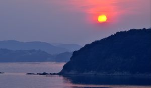 Preview wallpaper tatsuno, japan, sea, sunset